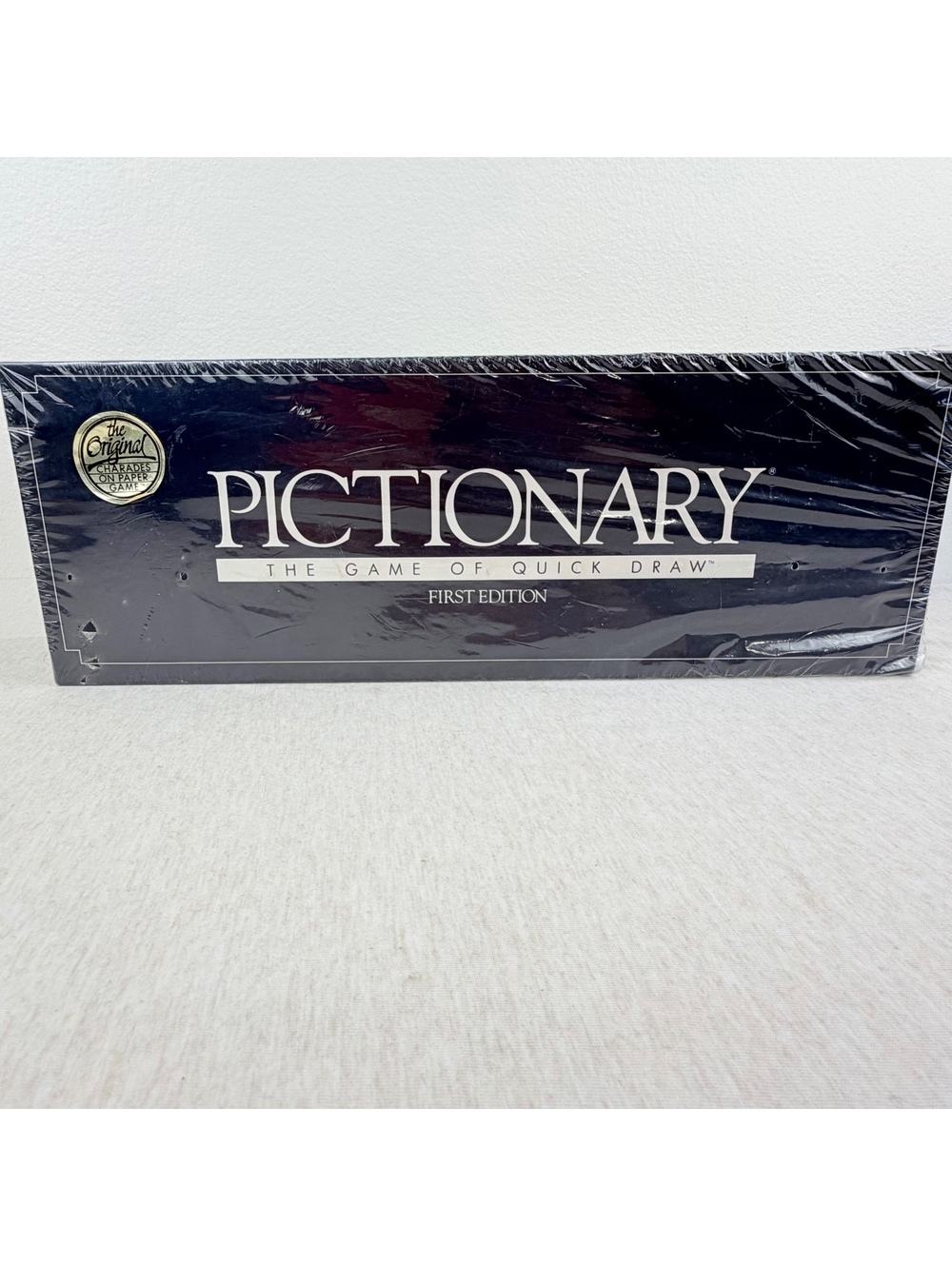 Vintage 1985 Pictionary First Edition Board Game Unopened Original Shrink Wrap